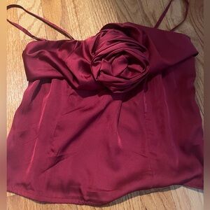 NWT Red Rose Cami Blouse